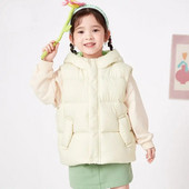 Gilet pentru fete băieți pentru copii, vestă 2022, drăguță, cu glugă, caldă, plus îngroșată, jachetă de iarnă, cardigan, haine pentru copii TZ429