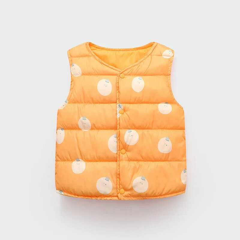 Vestă din bumbac pentru copii, paltoane pentru fete, pentru copii, vestă de modă pentru bebeluși, toamnă iarnă, jachete pentru băieți, haine interioare, îmbrăcăminte exterioară din desene animate