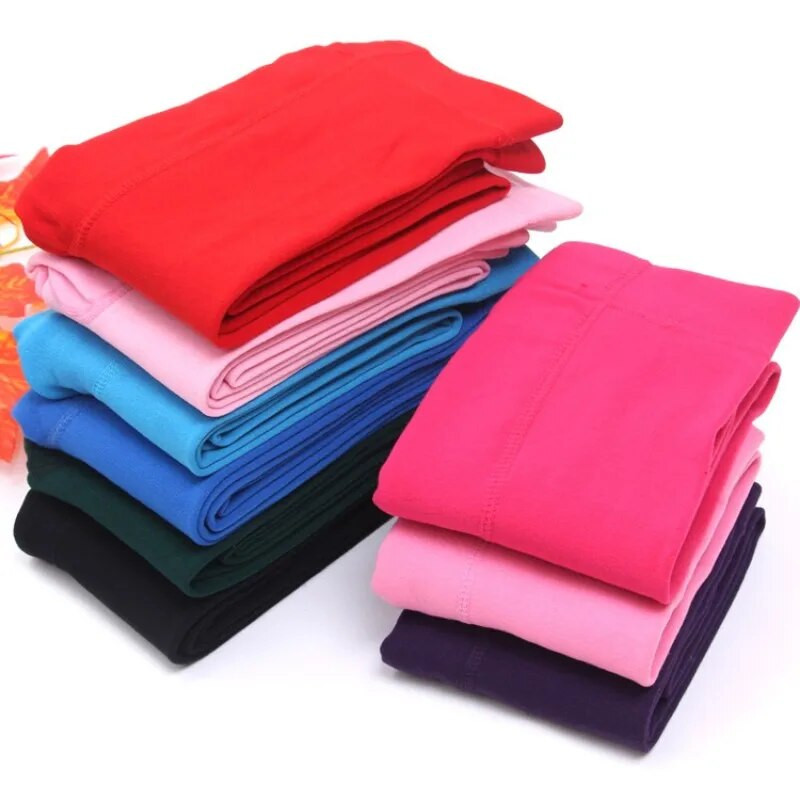 Rudens žiemos kūdikių antblauzdžiai vilnos šilti saldainių spalvos antblauzdžiai mergaitėms mados vaikams kelnės mergaičių drabužiai 3-9 m.