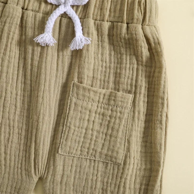 2023-06-12 Lioraitiin 0-3 roky batoľatá chlapci dievčatá háremové nohavice ležérne elastický pás s predným vreckom dlhé nohavice bábätká tepláky