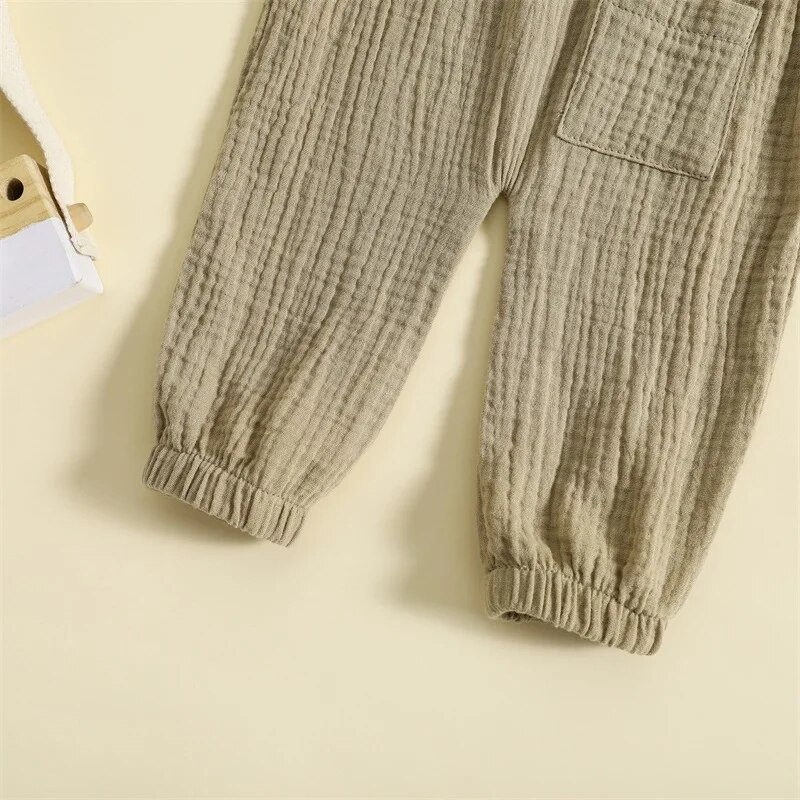 2023-06-12 Lioraitiin 0-3 roky batoľatá chlapci dievčatá háremové nohavice ležérne elastický pás s predným vreckom dlhé nohavice bábätká tepláky
