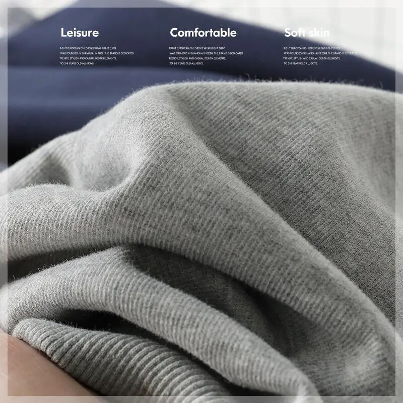 Mikina s potlačou a písmenami pre chlapcov, oblečenie pre tínedžerov, pulóvre s dlhým rukávom, dievčenské detské bavlnené topy, modrošedé detské oblečenie