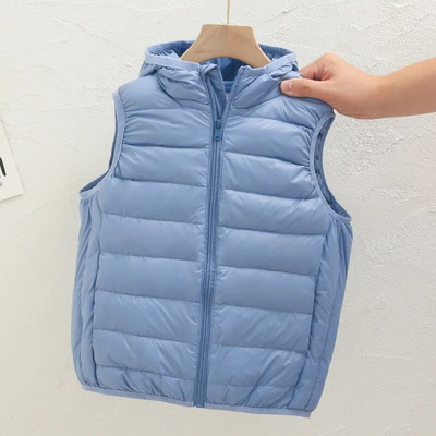 Veste de puf de primăvară, toamnă, pentru copii, adolescente, fete, jachete fără mâneci, băieți, vestă de iarnă, haine pentru copii, îmbrăcăminte exterioară, ținută pentru copii