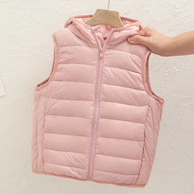 Veste de puf de primăvară, toamnă, pentru copii, adolescente, fete, jachete fără mâneci, băieți, vestă de iarnă, haine pentru copii, îmbrăcăminte exterioară, ținută pentru copii