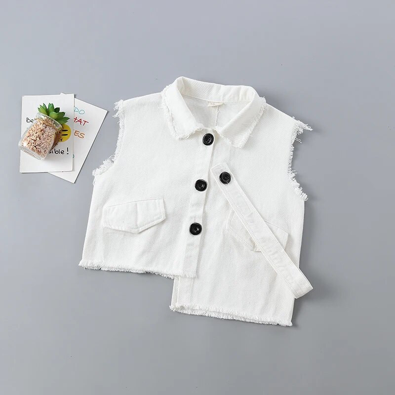 2-7 aastat kvaliteetne tüdruku vest ülerõivaste mantel 2021 kevad sügis mood soliidne vest laps laste tüdrukute vest vestid