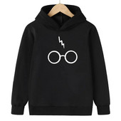 Módne ležérne detské mikiny s kapucňou Harry Potters, jarné a jesenné, detské mikiny s kapucňou, vtipné roztomilé chlapčenské a dievčenské mikiny