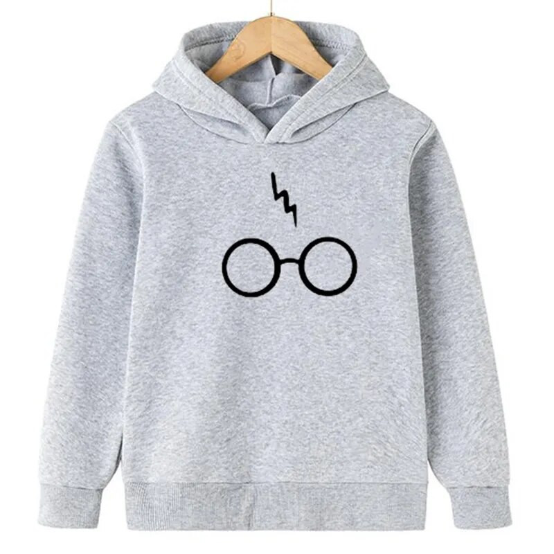 Módne ležérne detské mikiny s kapucňou Harry Potters, jarné a jesenné, detské mikiny s kapucňou, vtipné roztomilé chlapčenské a dievčenské mikiny