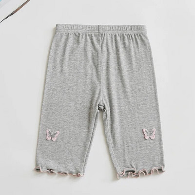 Letné legíny pre dievčatá vo veku 2-10 rokov, detské po kolená, päťbodové nohavice, 2021, tenké modálne nohavice, legíny, detské oblečenie