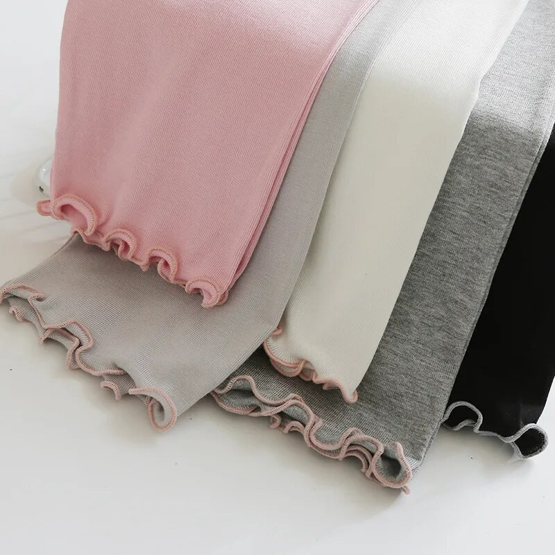 Letné legíny pre dievčatá vo veku 2-10 rokov, detské po kolená, päťbodové nohavice, 2021, tenké modálne nohavice, legíny, detské oblečenie