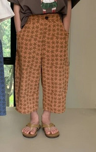 Korea stiilis kevadised poiste ja tüdrukute soliidsed vabaaja püksid unisex mood vabad püksid lasteriiete jaoks