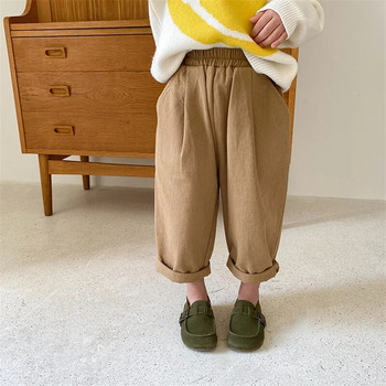 Ανοιξιάτικο στυλ για αγόρια και κορίτσια, μασίφ casual παντελόνι unisex μόδας φαρδύ παντελόνι για παιδικά ρούχα