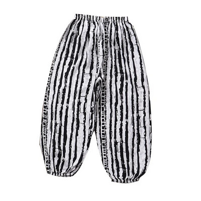 Detské nohavice, detské nohavice pre chlapcov a dievčatá, malé batoľatá, letné ľanové bavlnené nohavice, dlhé plné nohavice, proti komárom, mäkké