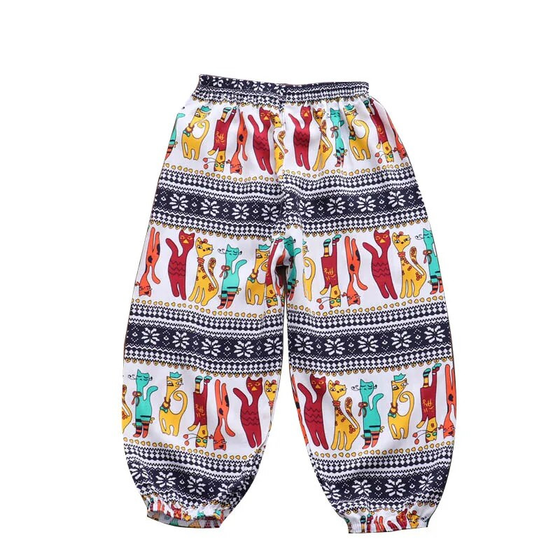 Detské nohavice, detské nohavice pre chlapcov a dievčatá, malé batoľatá, letné ľanové bavlnené nohavice, dlhé plné nohavice, proti komárom, mäkké