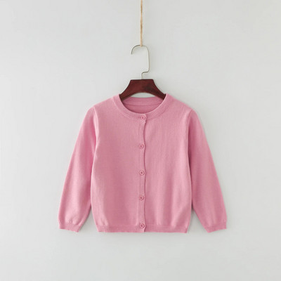 Îmbrăcăminte pentru bebeluși de toamnă Bumbac fetiță Frunze de lotus Pulover de tricotat Cardigan Moda haină pentru copii Broderie Cardigan scobit