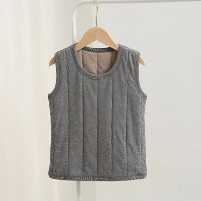 Tüdrukute poiste vest Laste paks vest, soojad ülerõivad 3–12 a. laste varrukateta jakk, teismeliste fliisriided