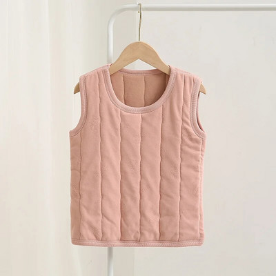 Tüdrukute poiste vest Laste paks vest, soojad ülerõivad 3–12 a. laste varrukateta jakk, teismeliste fliisriided