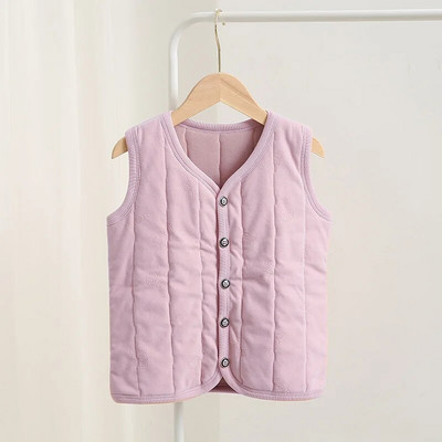 Tüdrukute poiste vest Laste paks vest, soojad ülerõivad 3–12 a. laste varrukateta jakk, teismeliste fliisriided