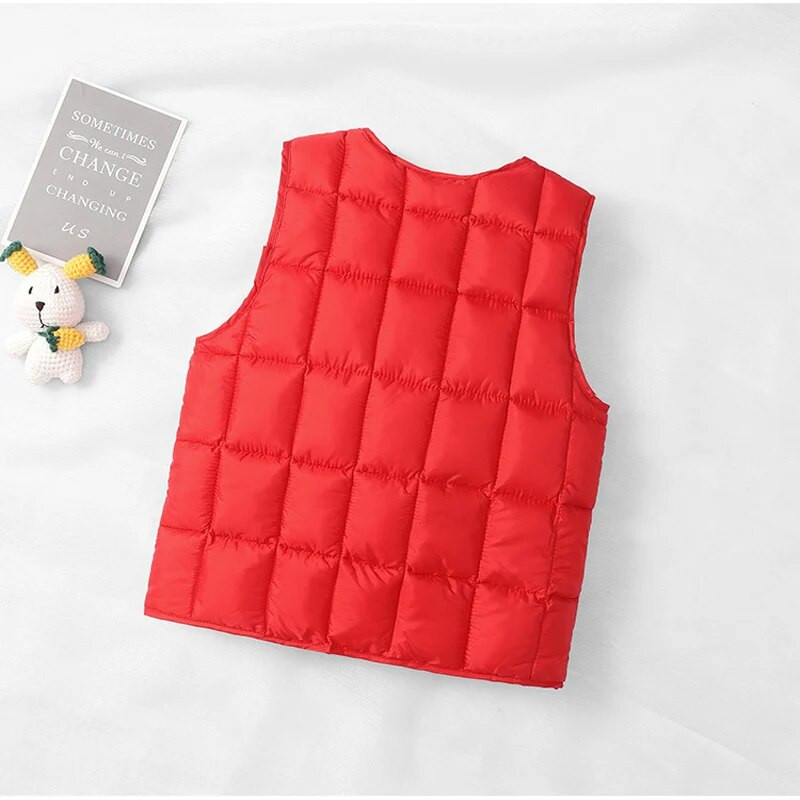 Laste sulevest puuvillane vest, enimmüüdud sügisene tüdrukute ja poiste vestid ülerõivaste jakk 2–10 aastaseks lastele, kindel varrukateta kardigan
