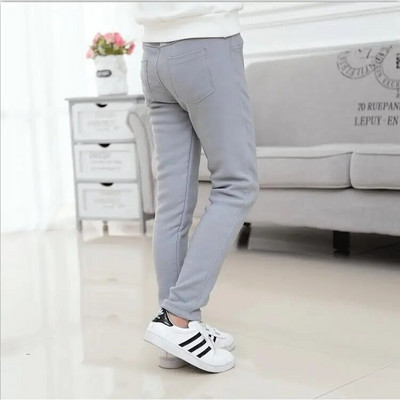 Nové zimné dievčenské plus zamatové zahusťovacie legíny, dievčenské strečové elastické pásy, úzke nohavice pre dievčatá, detské bavlnené nohavice pre dievčatá