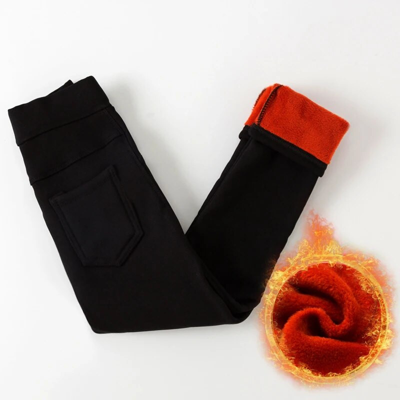 Nové zimné dievčenské plus zamatové zahusťovacie legíny, dievčenské strečové elastické pásy, úzke nohavice pre dievčatá, detské bavlnené nohavice pre dievčatá