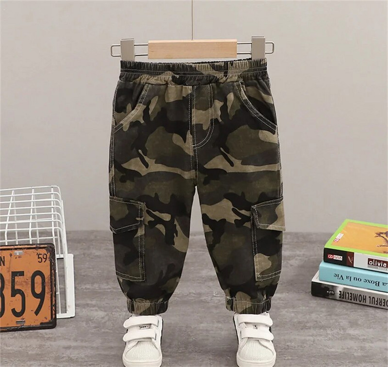 Pantaloni lungi de camuflaj pentru copii, bebeluși, 2021, primăvară, toamnă, copii, băieți, fete, pantaloni lungi, îmbrăcăminte casual pentru copii