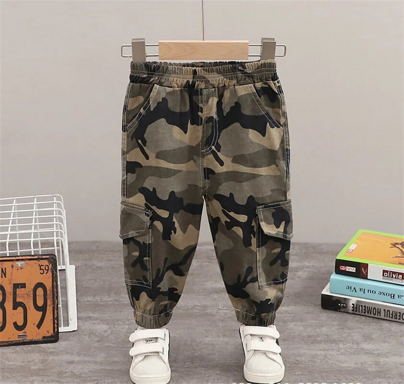 Pantaloni lungi de camuflaj pentru copii, bebeluși, 2021, primăvară, toamnă, copii, băieți, fete, pantaloni lungi, îmbrăcăminte casual pentru copii
