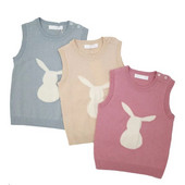 Detské oblečenie Dievčenské vesty Bundy Jesenná móda 2023 Králik Bezrukávové kabáty Vrchné oblečenie Detské oblečenie Chlapčenské vesty