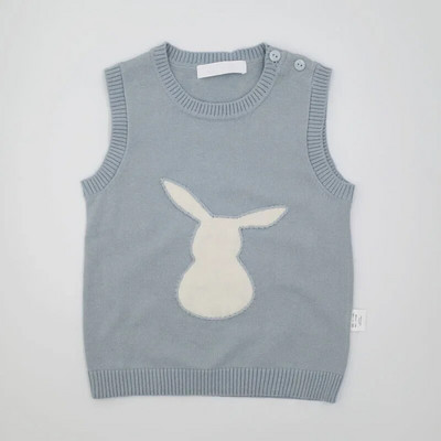 Detské oblečenie Dievčenské vesty Bundy Jesenná móda 2023 Králik Bezrukávové kabáty Vrchné oblečenie Detské oblečenie Chlapčenské vesty