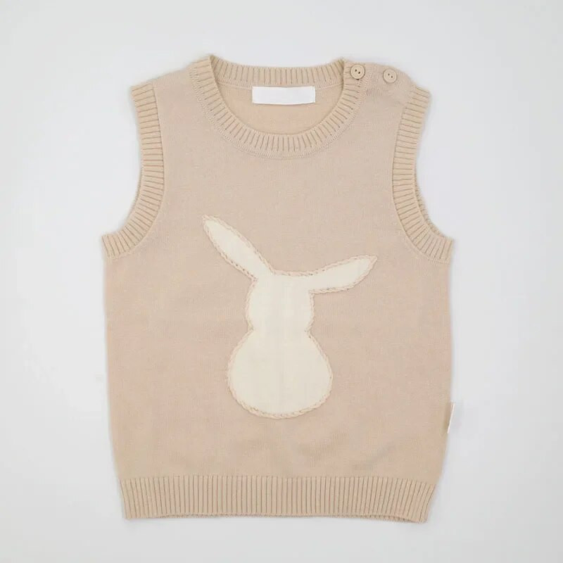 Detské oblečenie Dievčenské vesty Bundy Jesenná móda 2023 Králik Bezrukávové kabáty Vrchné oblečenie Detské oblečenie Chlapčenské vesty