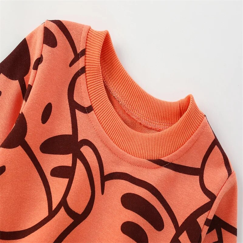 Jumping Meters 2-7T Tigers Hot Parduodu vaikiškus megztinius ilgomis rankovėmis Vaikams Rudens pavasario Vaikų Drabužiai Kūdikių marškinėliai