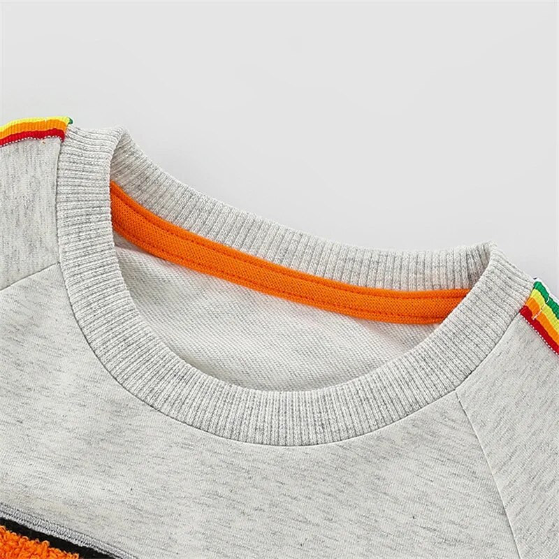 Poistele Tüdrukutele Puuvillane Riietus Dinosaurused Trükitud beebikampsunid Sügiseks Kevadeks Lapsed Loomad Dressid Mood Sport Topid Poisid