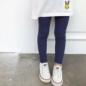 VIDMID dievčenské bavlnené legíny vysokej kvality pre deti Nohavice pre chlapcov a dievčatá, pletené legíny s pásikmi, detské ležérne legíny 400603