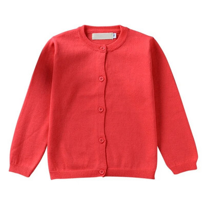 Pulover de toamnă pentru copii, haină pentru bebeluși, tricotaje calde pentru copii, cardigan pentru copii mici, băieți, fete, cu mânecă lungă, din bumbac solid, jachete