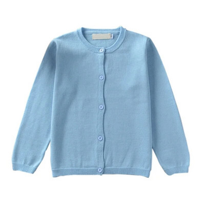 Pulover de toamnă pentru copii, haină pentru bebeluși, tricotaje calde pentru copii, cardigan pentru copii mici, băieți, fete, cu mânecă lungă, din bumbac solid, jachete