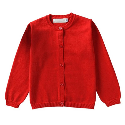 Pulover de toamnă pentru copii, haină pentru bebeluși, tricotaje calde pentru copii, cardigan pentru copii mici, băieți, fete, cu mânecă lungă, din bumbac solid, jachete
