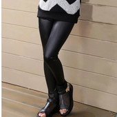 Naujos pavasario rudeninės kelnės mergaitei PU odinės vaikiškos kelnės mergaičių antblauzdžiai kūdikių kelnaitės 3-11 m.