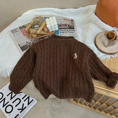 IYEAL kevadised ja sügisesed laste kampsunid poisid tüdrukud aare kootud retro pulloverid Raglan jakid lahtised puuvillased topid