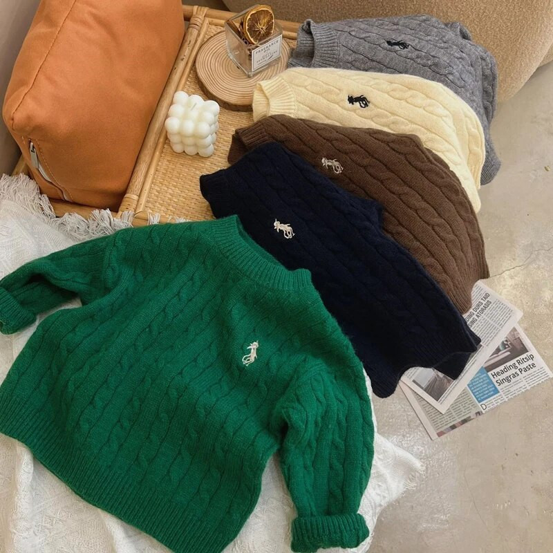 IYEAL kevadised ja sügisesed laste kampsunid poisid tüdrukud aare kootud retro pulloverid Raglan jakid lahtised puuvillased topid