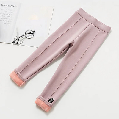 Pantaloni de catifea groși din bumbac pentru fete, iarna pentru copii, pantaloni groși de catifea pentru copii, pantaloni lungi drăguți, pantaloni creion slăbiți pentru bebeluși