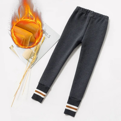 Pantaloni de catifea groși din bumbac pentru fete, iarna pentru copii, pantaloni groși de catifea pentru copii, pantaloni lungi drăguți, pantaloni creion slăbiți pentru bebeluși