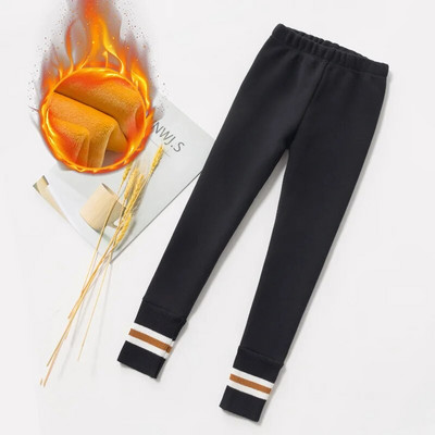 Pantaloni de catifea groși din bumbac pentru fete, iarna pentru copii, pantaloni groși de catifea pentru copii, pantaloni lungi drăguți, pantaloni creion slăbiți pentru bebeluși