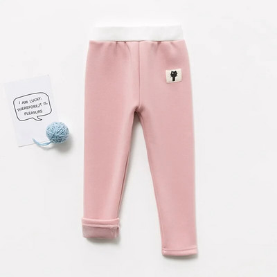 Pantaloni de catifea groși din bumbac pentru fete, iarna pentru copii, pantaloni groși de catifea pentru copii, pantaloni lungi drăguți, pantaloni creion slăbiți pentru bebeluși