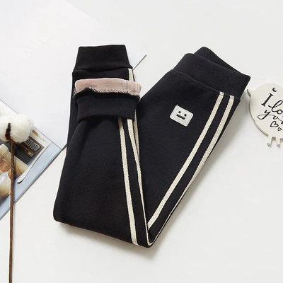 Pantaloni de catifea groși din bumbac pentru fete, iarna pentru copii, pantaloni groși de catifea pentru copii, pantaloni lungi drăguți, pantaloni creion slăbiți pentru bebeluși