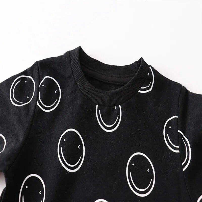 Jumping Meters Jesenné jarné rakety Chlapčenské mikiny s dlhým rukávom Detské mikiny s kapucňou Detské módne tričká Topy