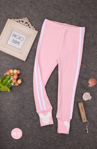 Primăvară Toamnă Fete Jambiere Cu dungi laterale Copii Pantaloni skinny Îmbrăcăminte pentru copii