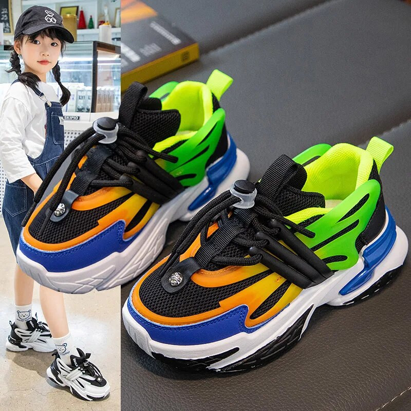 Zimné detské tenisky pre chlapcov a dievčatá 2022 Nové bavlnené jesenné tenisky Dámska móda Trend Ležérne športové bežecké topánky