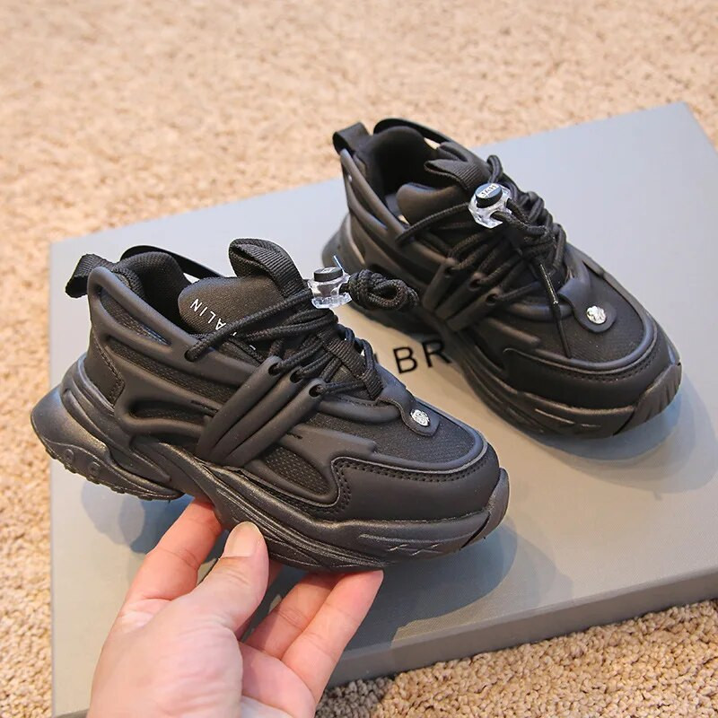 Zimné detské tenisky pre chlapcov a dievčatá 2022 Nové bavlnené jesenné tenisky Dámska móda Trend Ležérne športové bežecké topánky