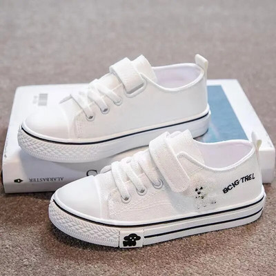 Copil Băiat Fată Pânză Bucle cu cârlig Pantofi curcubeu plat Primăvară 2023 Timp liber Copii Pantofi anti-alunecare Confort Pantofi Copii mici Tenis