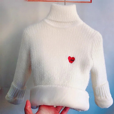 Pulover pentru băieți Haine de iarnă pentru copii, la noua modă, tricot, haine cu gât țesut, pentru fete, de înaltă calitate, costum pentru sugari cald.