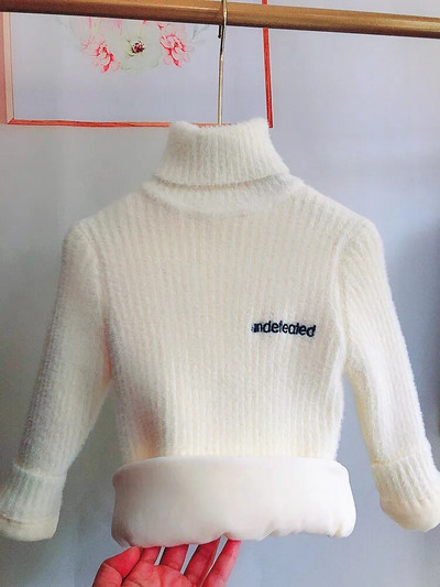 Pulover pentru băieți Haine de iarnă pentru copii, la noua modă, tricot, haine cu gât țesut, pentru fete, de înaltă calitate, costum pentru sugari cald.